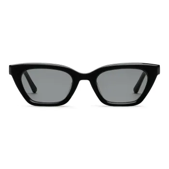 CHARLES&KEITH Sunglasses Women's Black Black/Chalk Powder White