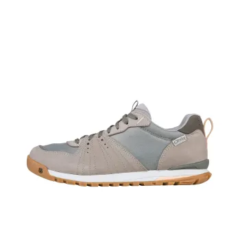 Oboz Anti-Slip Wear-Resistant Low-Top Trekking Shoes Women's Frost Gray