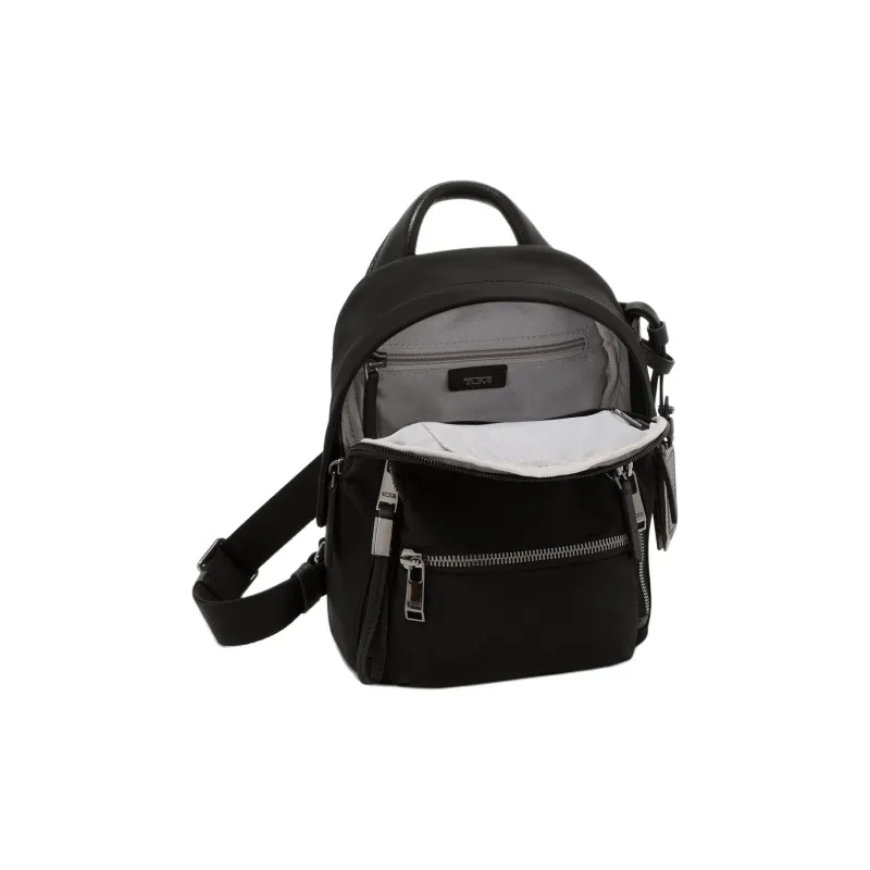 TUMI Nylon Backpack Mini Women's Black & Bronze-2