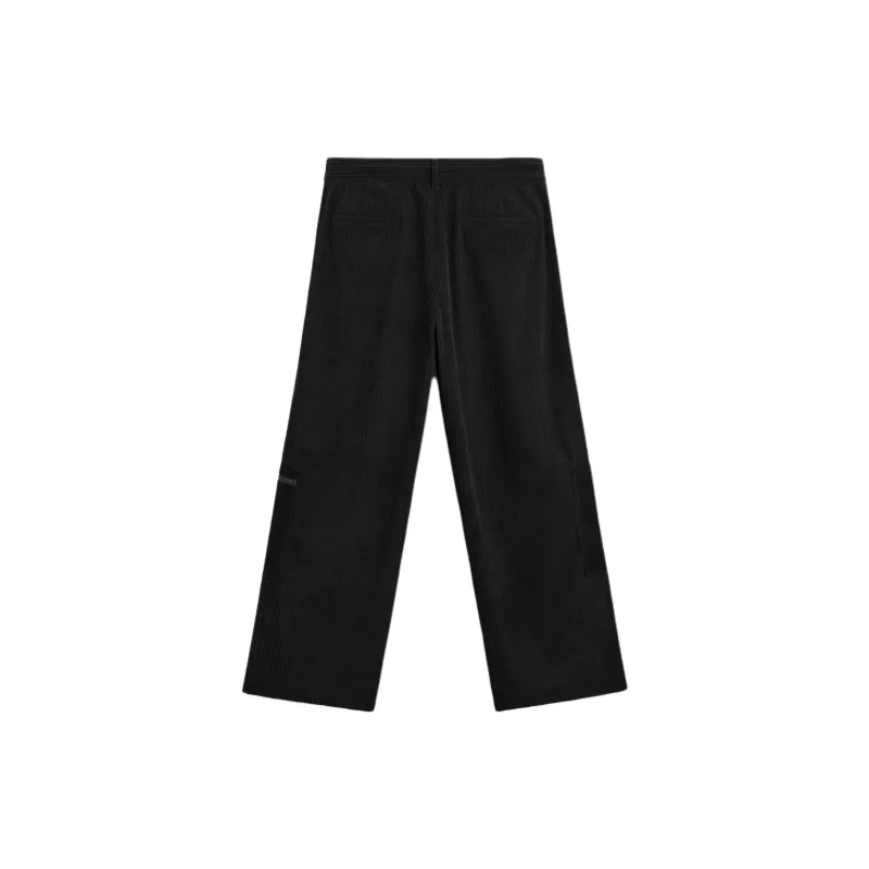 ZARA New Year Cargo Pants Men Black-1