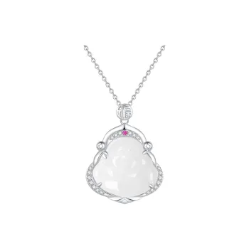 Lao Feng Xiang Chalcedony Necklaces Women's
