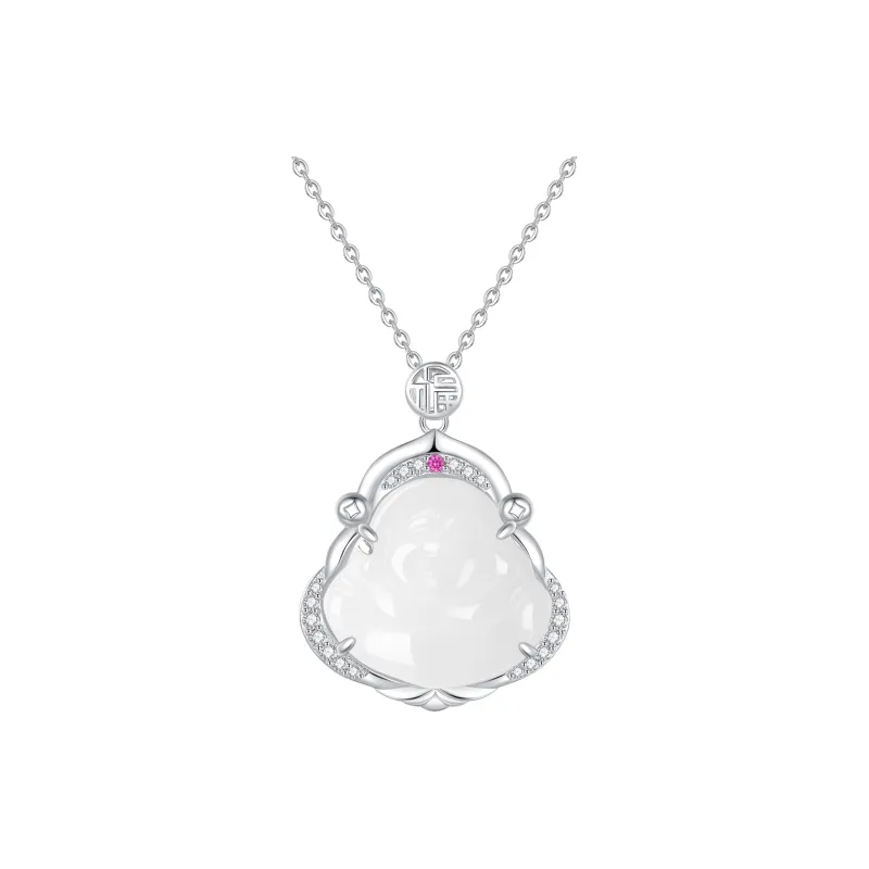 Lao Feng Xiang Chalcedony Necklaces Women's-0