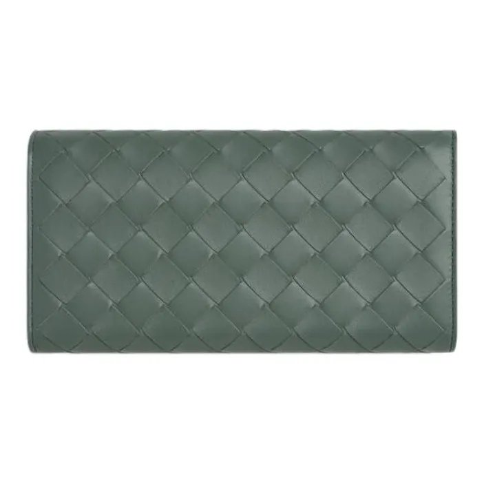 Bottega Veneta Intrecciato Large Flap Wallet-0