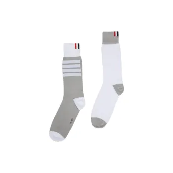 THOM BROWNE· Mid Calf Socks Women's 1 Pack Gray