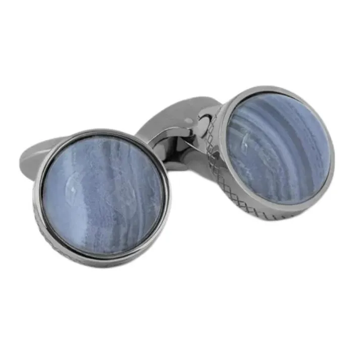TATEOSSIAN Engraved Logo Cufflinks-0
