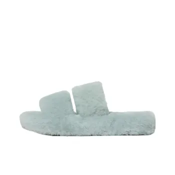 CELINE Triomphe Slide Slippers Women's Light Blue