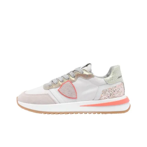 PHILIPPE MODEL Tropez 2.1 Low Top Casual Shoes Women's Beige Pink