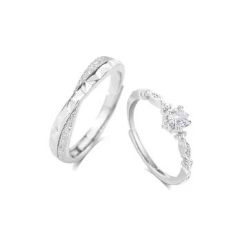 KING TAI SANG 999 Fine Silver Rings Unisex