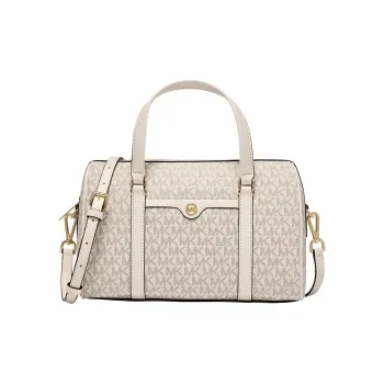 MICHAEL KORS Travel Artificial Leather Handbag Medium Size Women's Vanilla White/Milk White