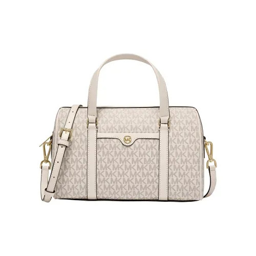 MICHAEL KORS Travel Artificial Leather Handbag Medium Size Women's Vanilla White/Milk White