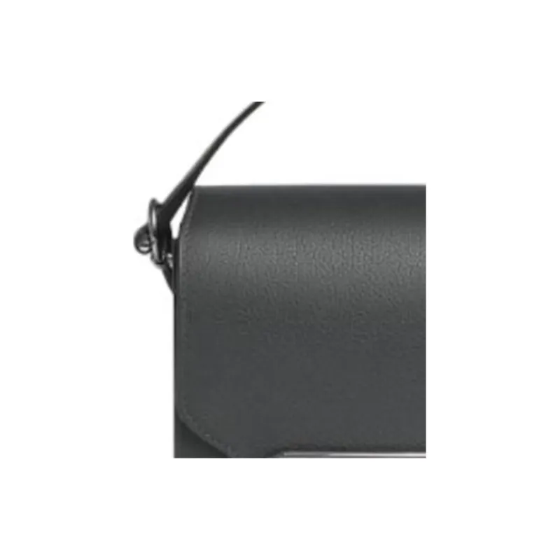 HERMES Roulis Evercolor Calfskin Pig Nose Bag Shoulder Bag Crossbody Bag Mini Women's Gray Black-2