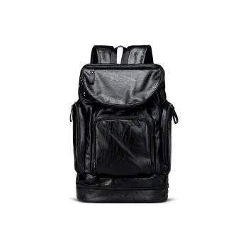GEERDUN PU Backpack Regular Unisex Black/Brown