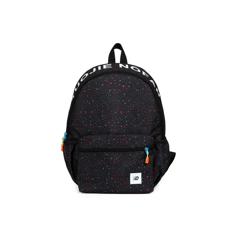 MOK Nylon Backpack Unisex Olive Dark Green/Light Fruit Green/Pink & Light Blue/Black-15