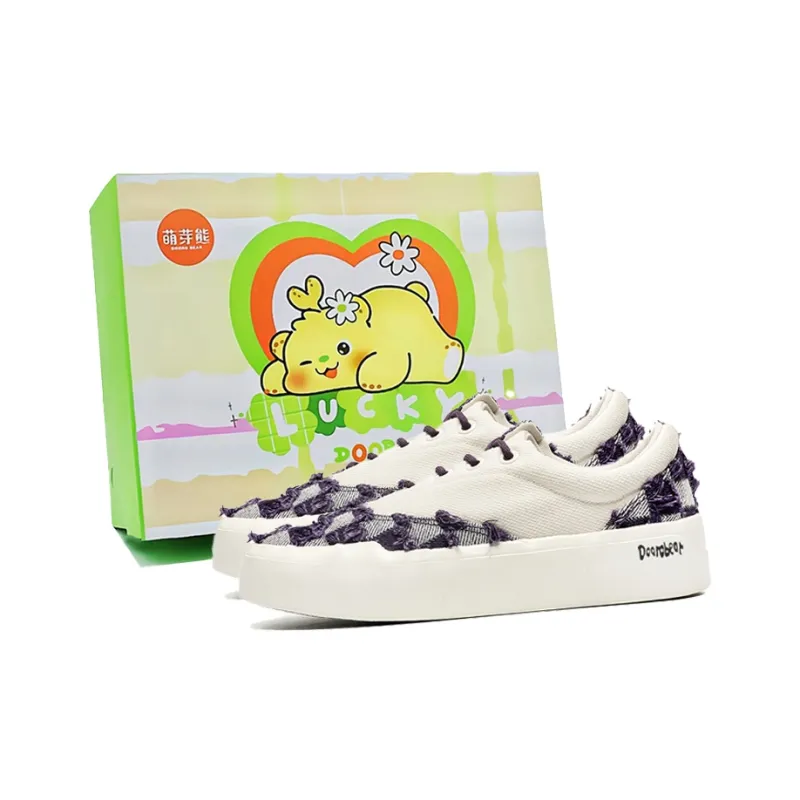 Budding Bear Anti Slip Wear Resistant Low Top Canvas Shoes Unisex Box-9