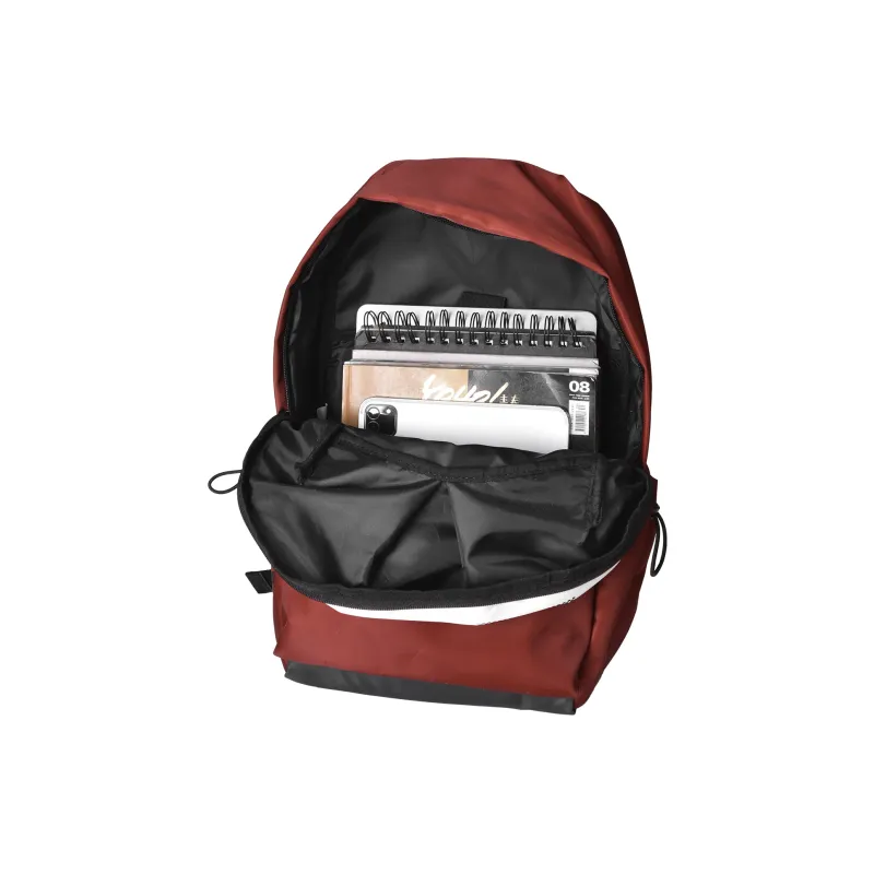 SRRW Polyester Students Backpack Unisex Red-3