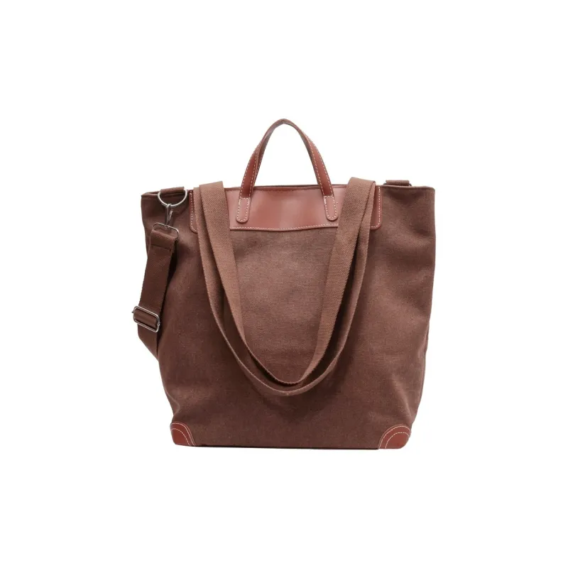 DALO Canvas Canvas Bag Portable Crossbody Bag Shoulder Bag Unisex Black/grey/brown/army Green/khaki-6