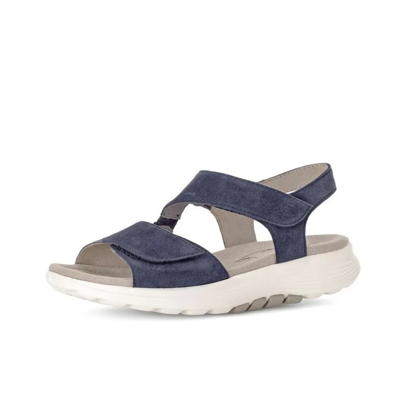 Gabor Rollingsoft Beach Sandals Women's Blue-1