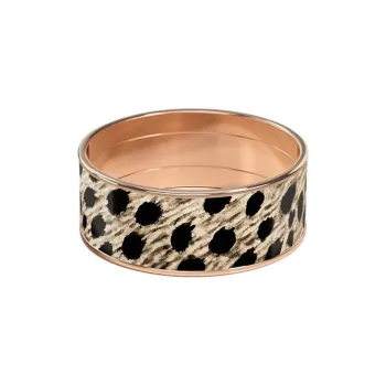 HERMES Enamel Rose Gold-Plated Rings Women's Gold