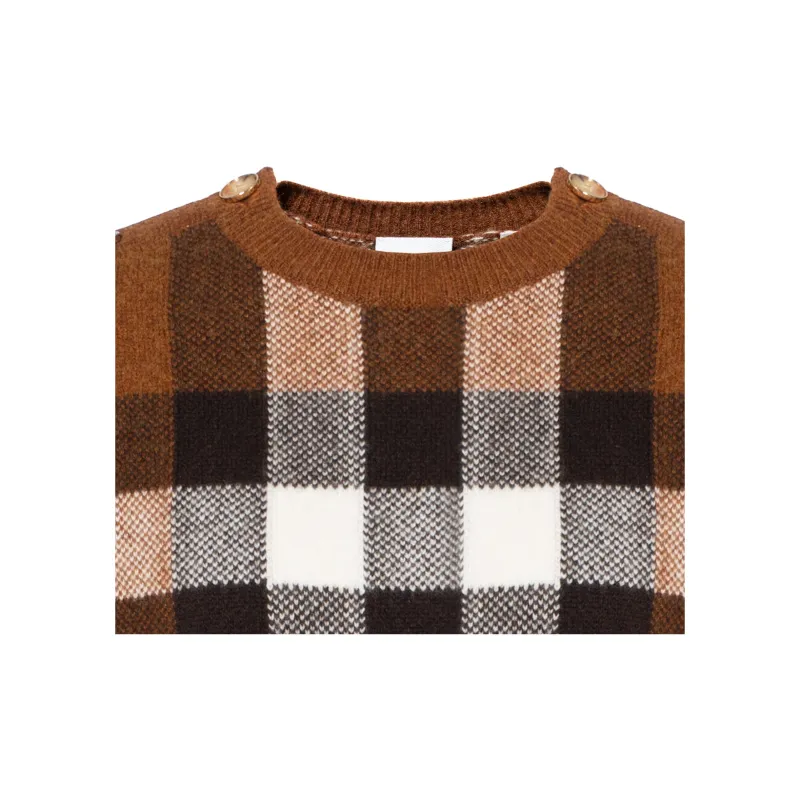 Burberry Check Wool-cashmere Jumper-8