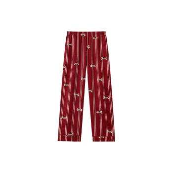 Han Ziduo Pajama Pants Women's Red