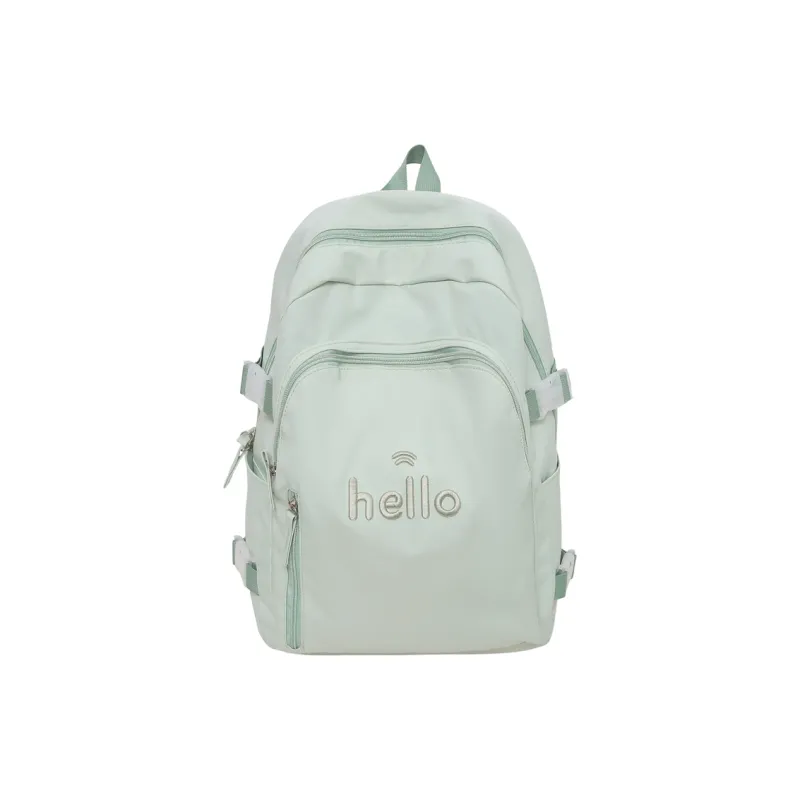 GOBLIN SHARKS 1759 Nylon Backpack Small Size Unisex White/Black/Blue/Green/Yellow-41