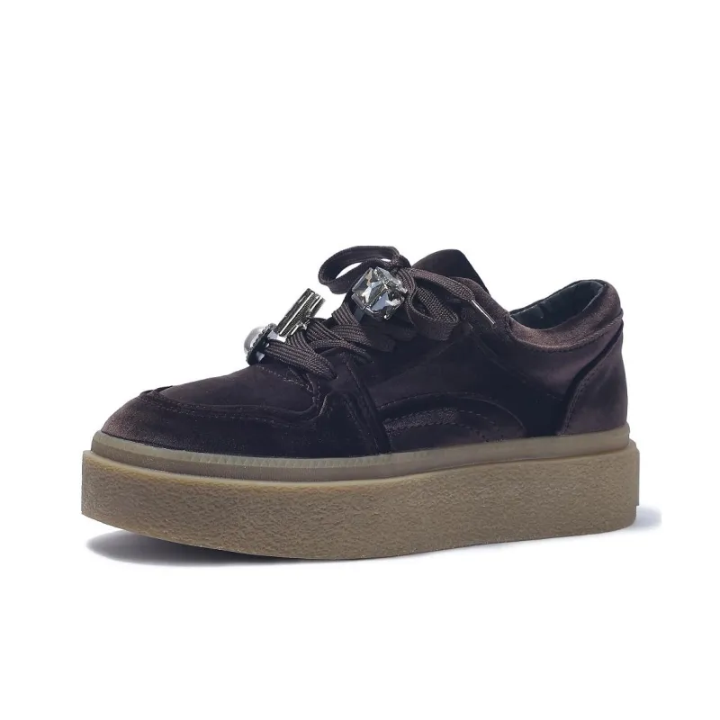 SELAIYA Wear resistant And Lightweight Low Top Skateboard Shoes Women's-5
