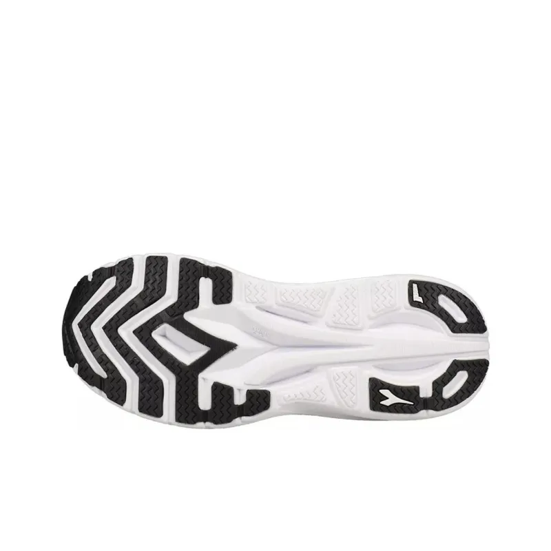 Diadora Anti Slip Wear Resistant Low Top Casual Running Shoes Men's White-2