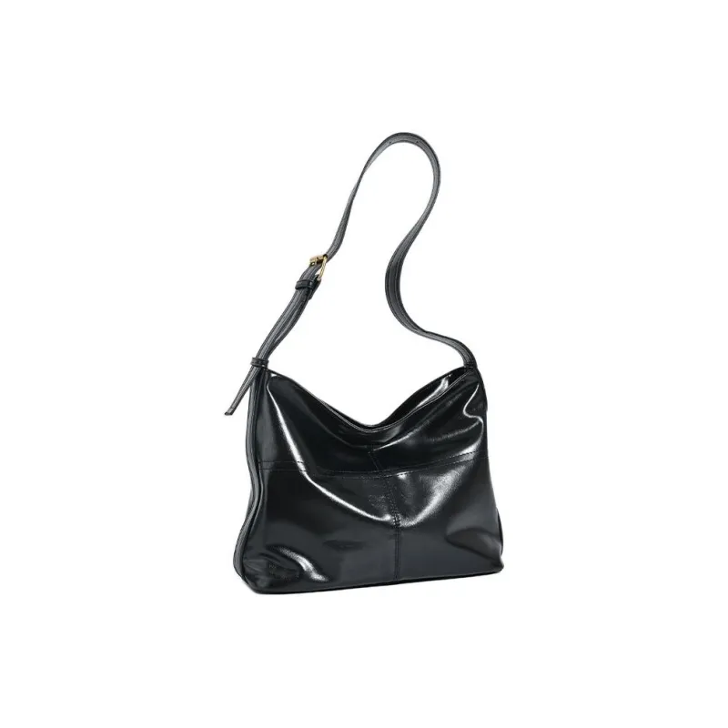 OKEKE Pu Crossbody Bag Shoulder Bag Regular Unisex Black/Brown-6