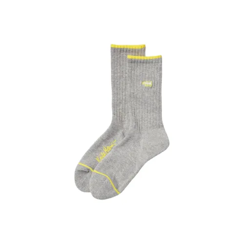 UNIQLO X Keith Haring Co branded Series Mid Calf Socks Men's 1 Pack Gray