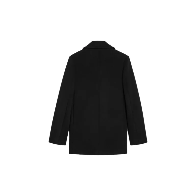CELINE Collared Button Up Coat-1