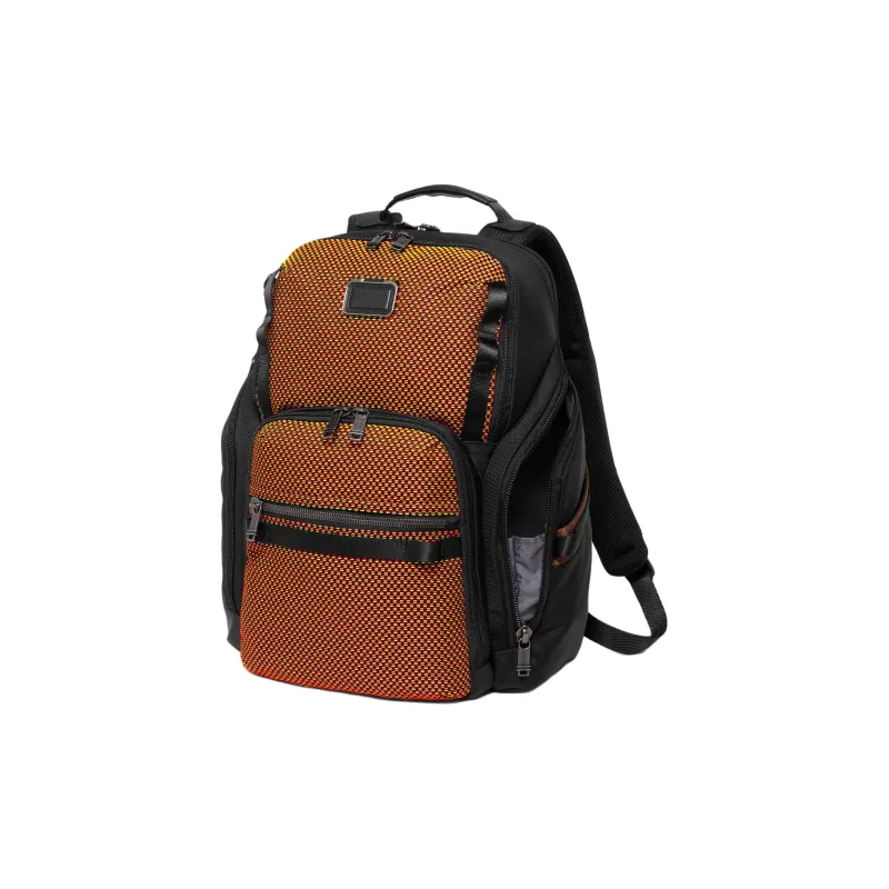 TUMI Nylon Backpack Men's Black & Brown-1