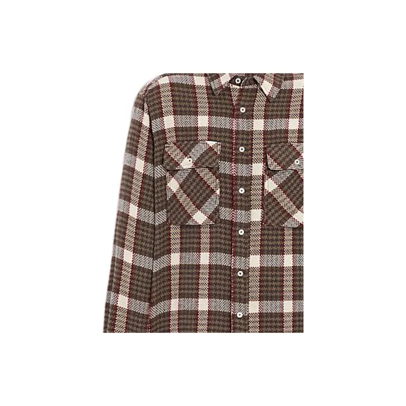 COACH Shirts Men Brown-3