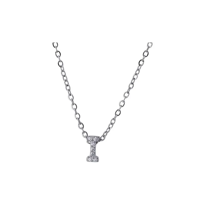 ANARTXY Zircon Surgical Steel Stainless Steel Gold Silver Necklaces Women's Gold/Silver-34