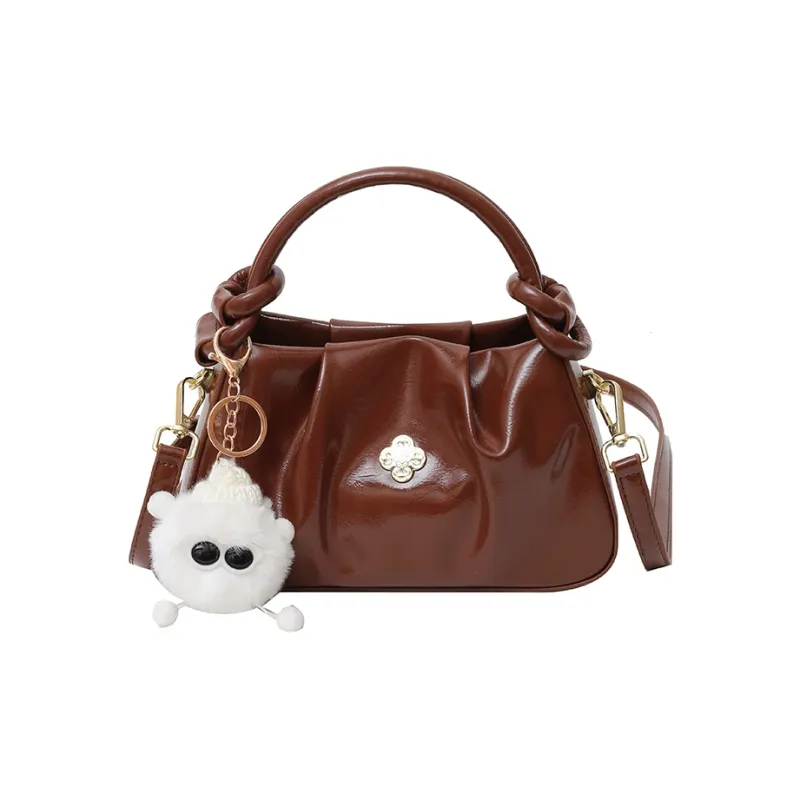 Yalu PU Handbag Regular Women's White/Brown/Black-8