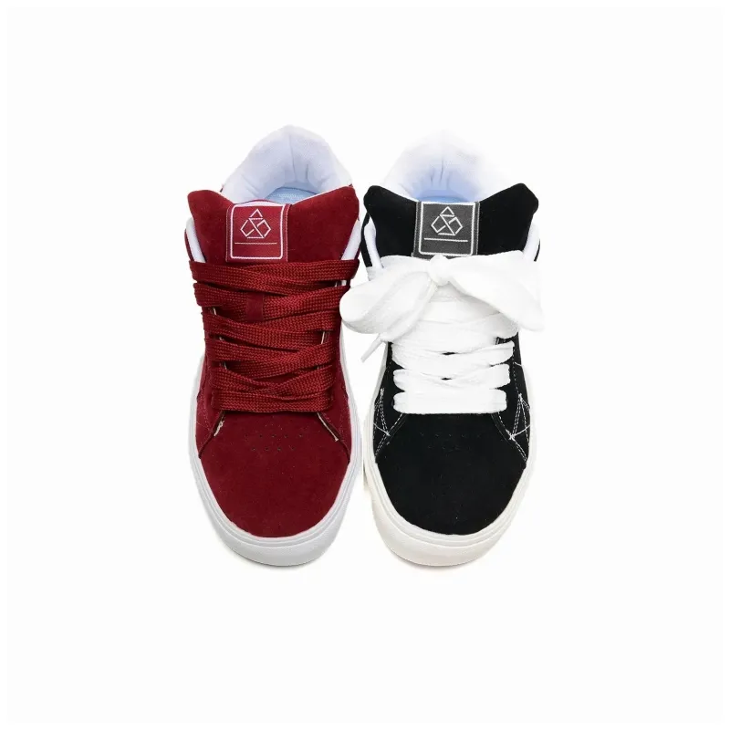 KAAVER OTTO Anti Slip And Wear Resistant Lightweight Balance Low Top Skateboard Shoes Unisex Mismatched-2