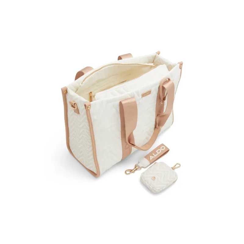 ALDO Polyester Handbag Large Size Women's White-2