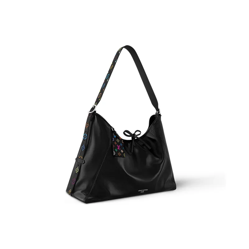 LOUIS VUITTON X Takashi Murakami CarryAll Vibe Mm Black-1