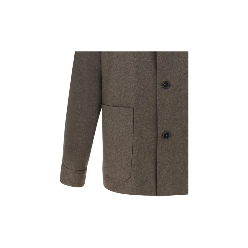 Ermenegildo Zegna Patch Pocket Shirt Jacket-3