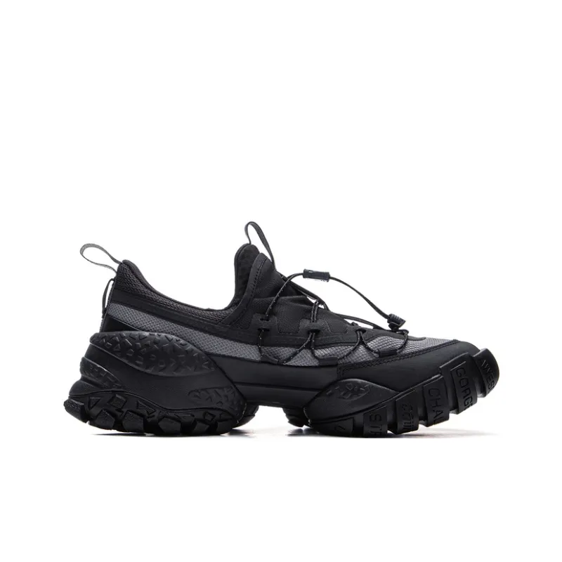 LiNing CF Tracing, Forest Environment Low Top Hiking Shoes Unisex Black Gray-1