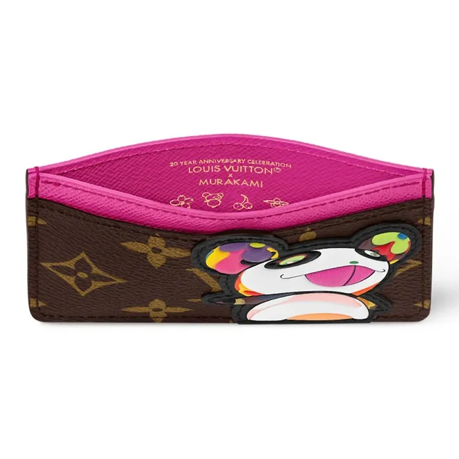 LOUIS VUITTON X Takashi Murakami Panda Card Holder Monogram-2
