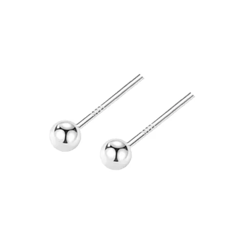 Blooming Petals S999 Fine Silver Stud Earrings Unisex