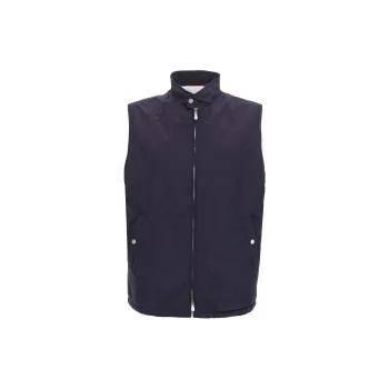 Brunello Cucinelli High Neck Zipped Gilet