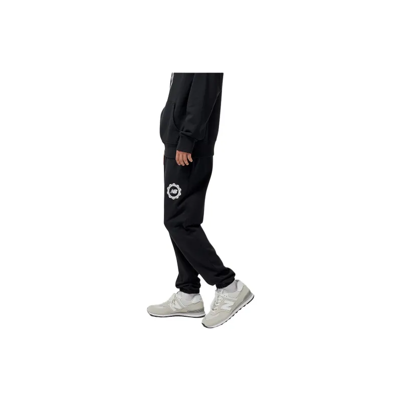 New Balance Sport Seasonal Knitted Sports Pants Men's Black-4