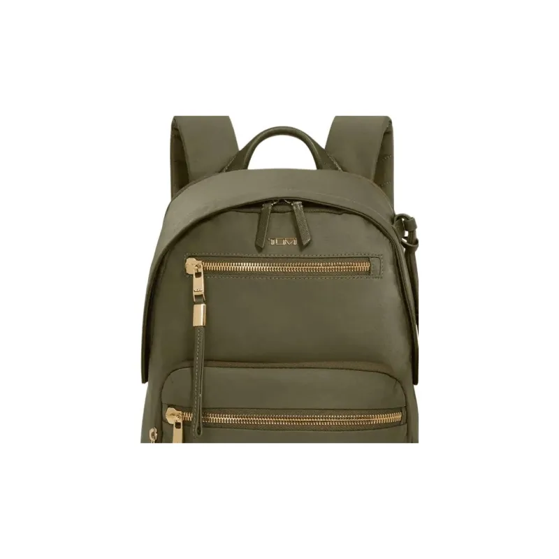 TUMI Nylon Backpack Women's Olive Green-4