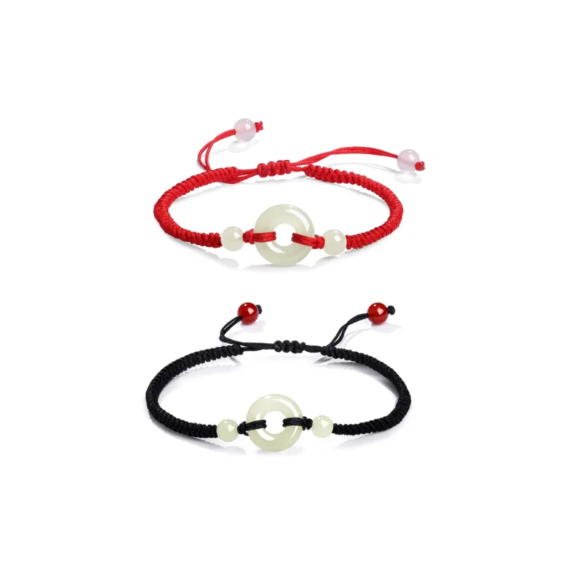 Lao Feng Xiang Hetian Jade White Jade/Pale Greenish White Jade Unisex-6