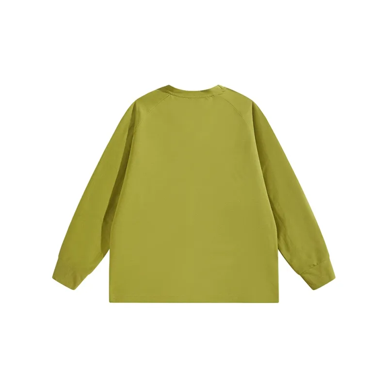 JINBEILE Sweatshirt Unisex Mustard Yellow-1