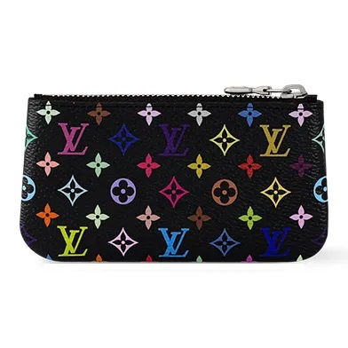 LOUIS VUITTON X Takashi Murakami Key Pouch Black Multicolored-2