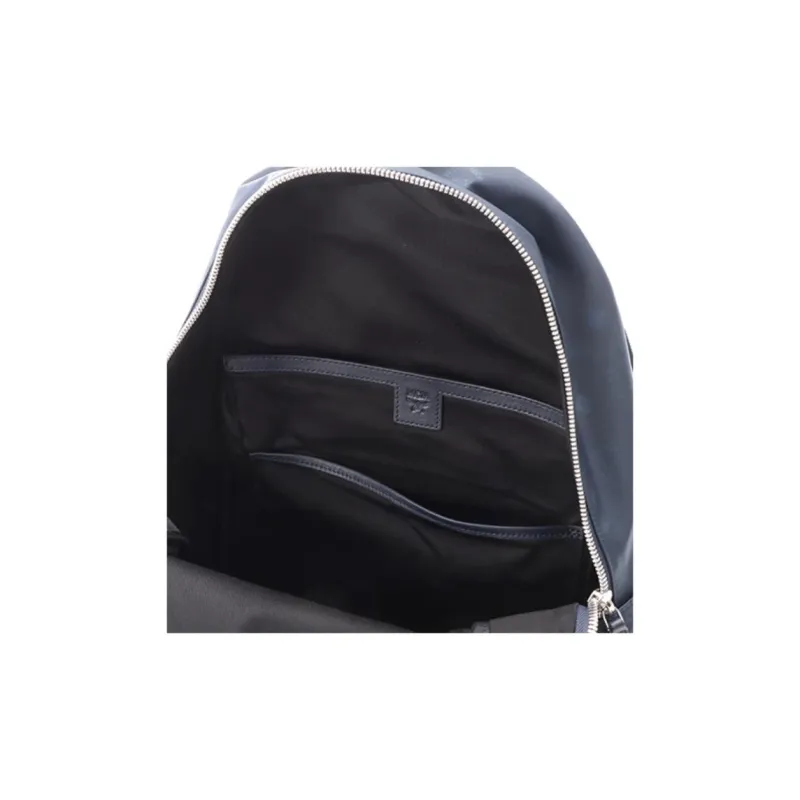 MCM Dieter Backpack Nylon Visetos Medium Navy-3