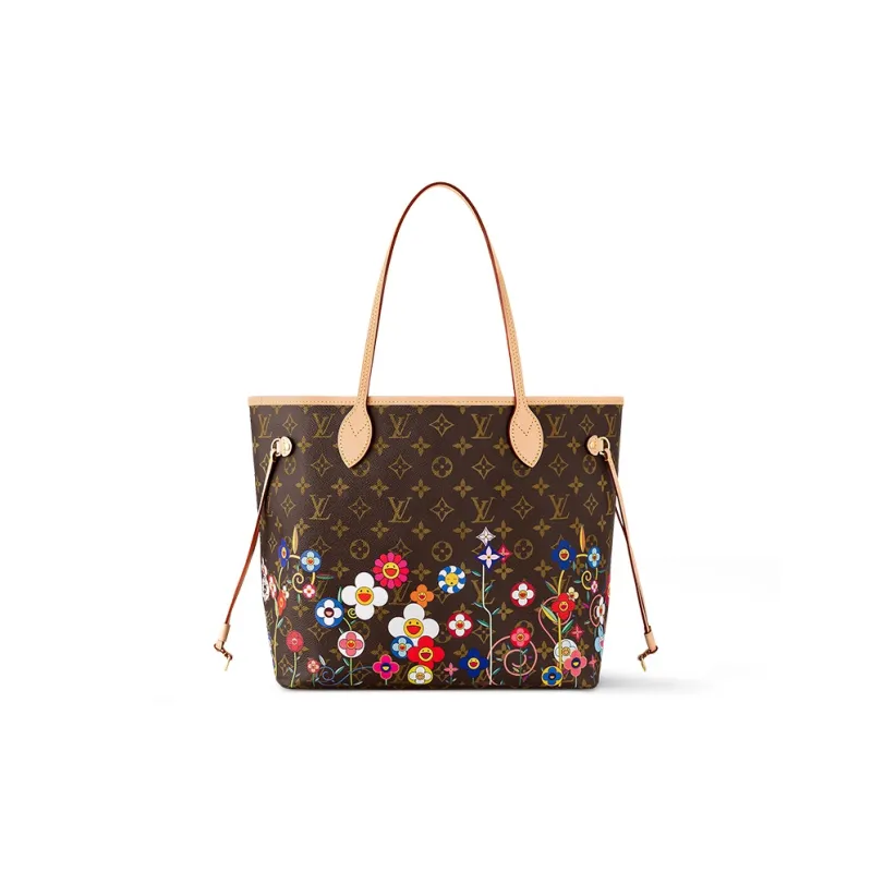 LOUIS VUITTON X Takashi Murakami Neverfull Mm Superflat Monogram-0