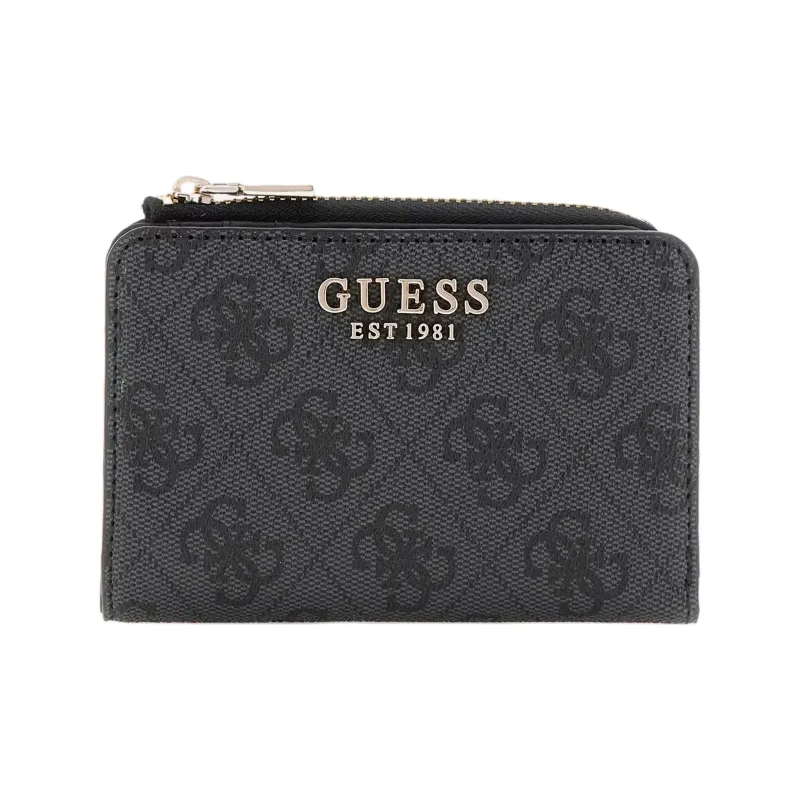 GUESS PU Polyurethane Wallet Small Size Women's Black-0